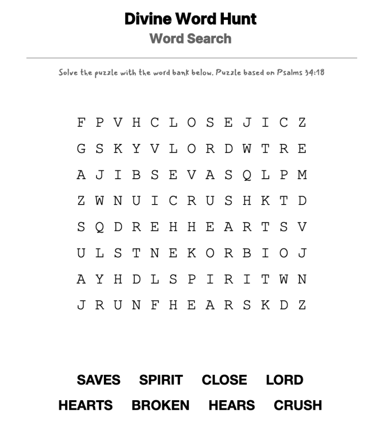 Stained Glass Windows word-search